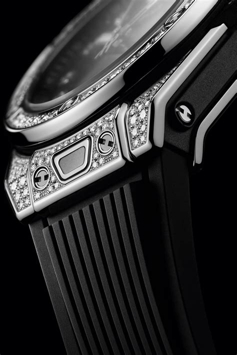 hublot big bang steel pave diamond